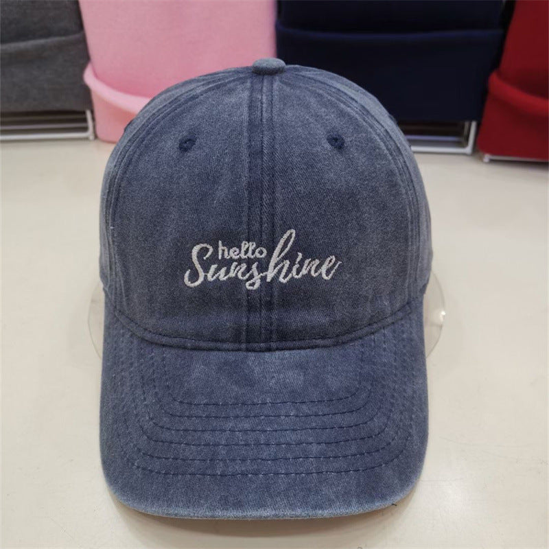 Kvinne brodert bomull baseball cap Skanto