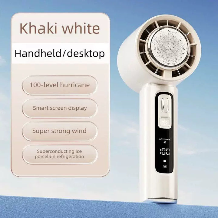 Unisex en størrelse bærbar personlig thermoelektrisk mini luftkjøler vifte med smart skjerm og justerbar vind Skanto