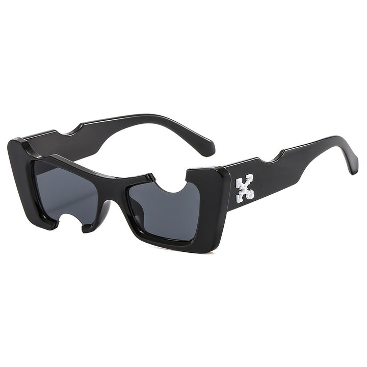 Dame futuristisk designer solbrille Skanto