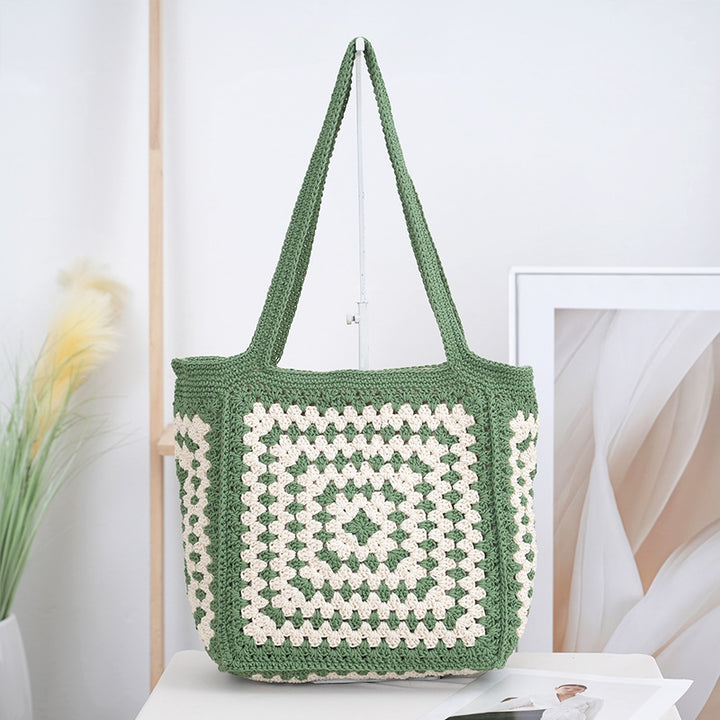 Håndlaget Makramee Handle Bag Skanto