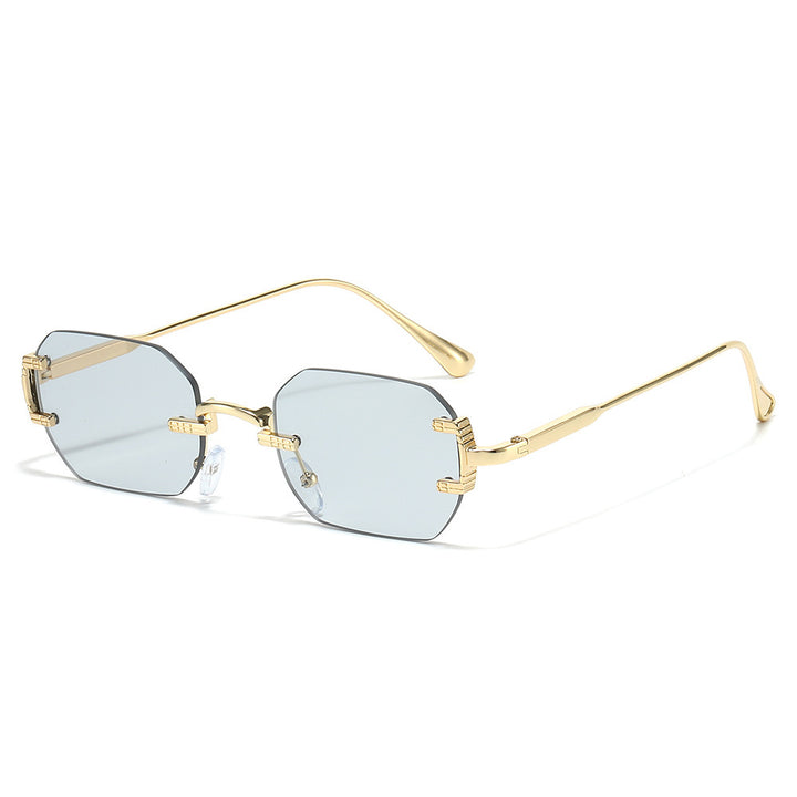 Dame moteriktig solbrille i elegant geografisk stil Skanto