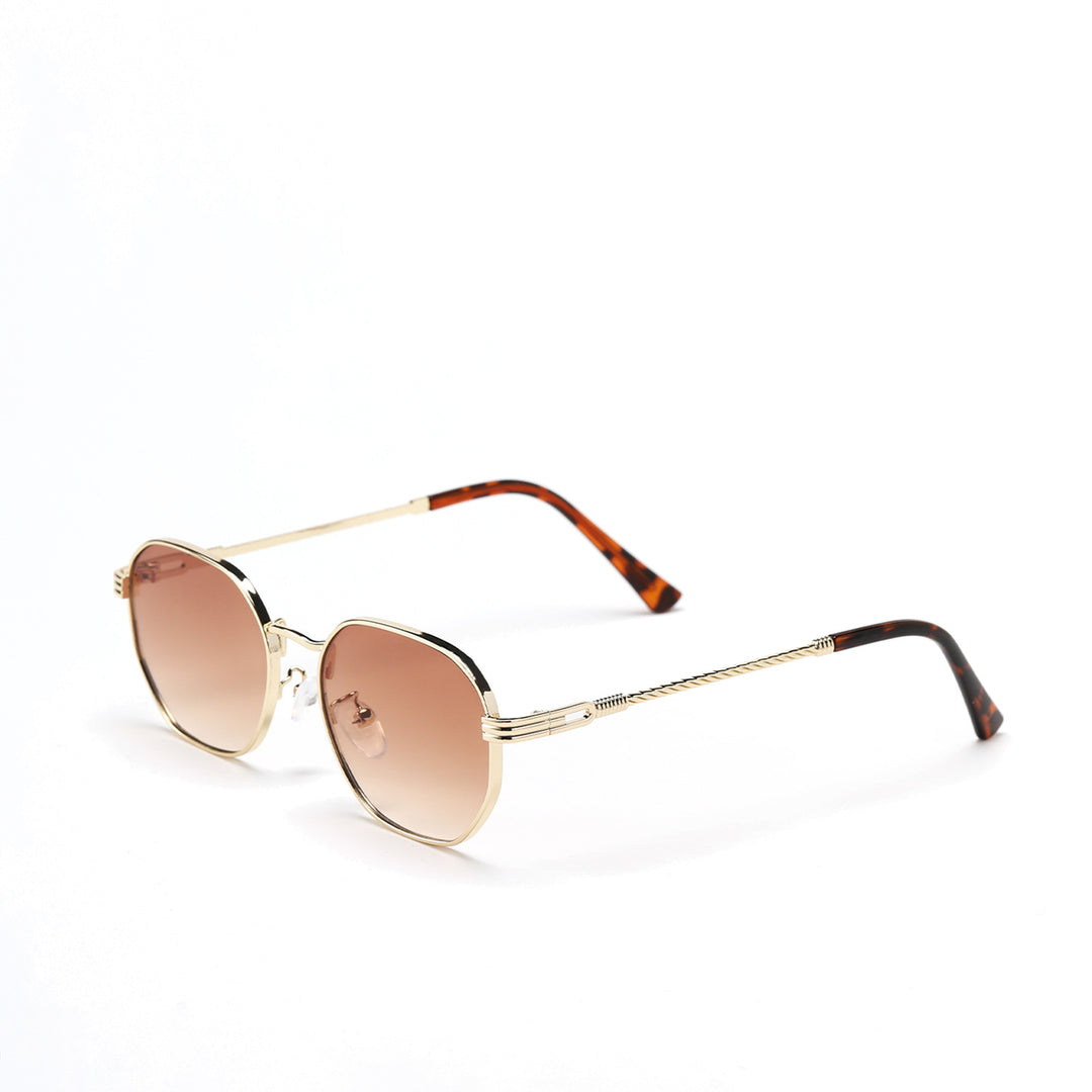 Dame moterik solbrille med ramme i høy kvalitet av metall og elegante linser Skanto