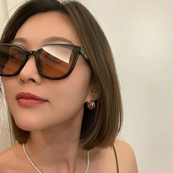 Dame Cat-Eye Design solbrille med beskyttende UV-filter Skanto