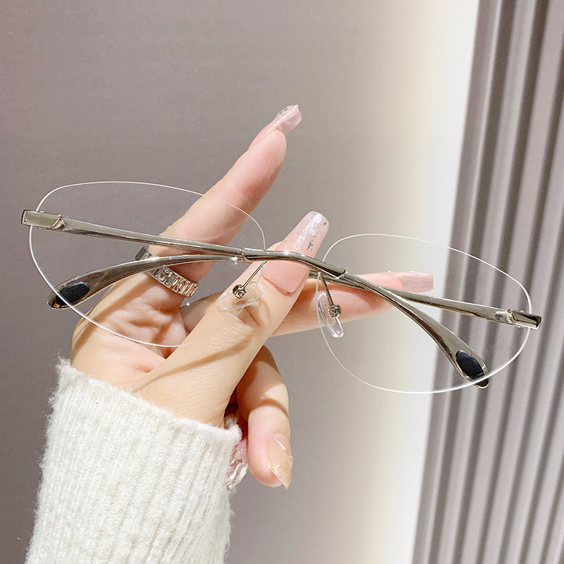 Dame Cat-Eye solbriller med unikt design Skanto