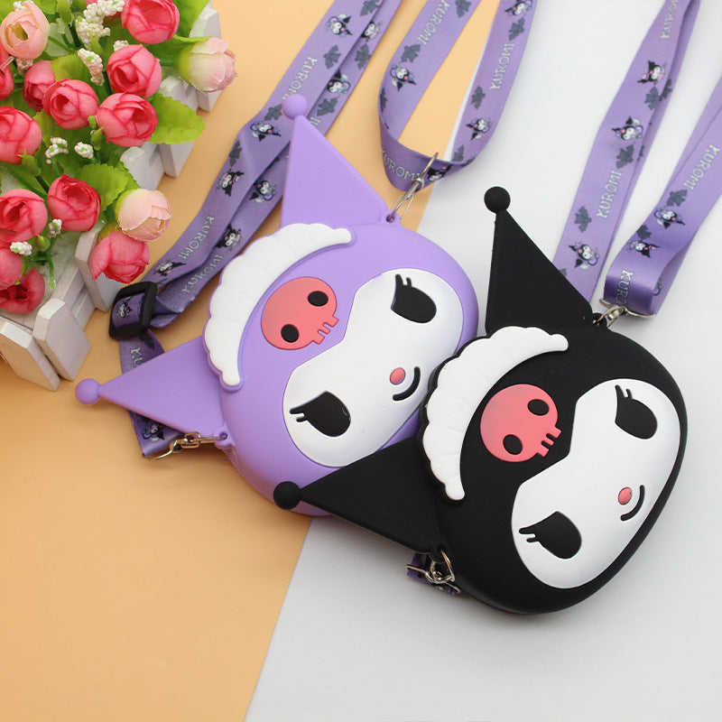 Dame Cartoon Messenger Bag i silikon Skanto