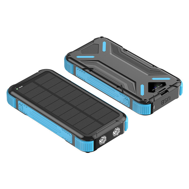 Solar Powerbank med LED-lys Skanto