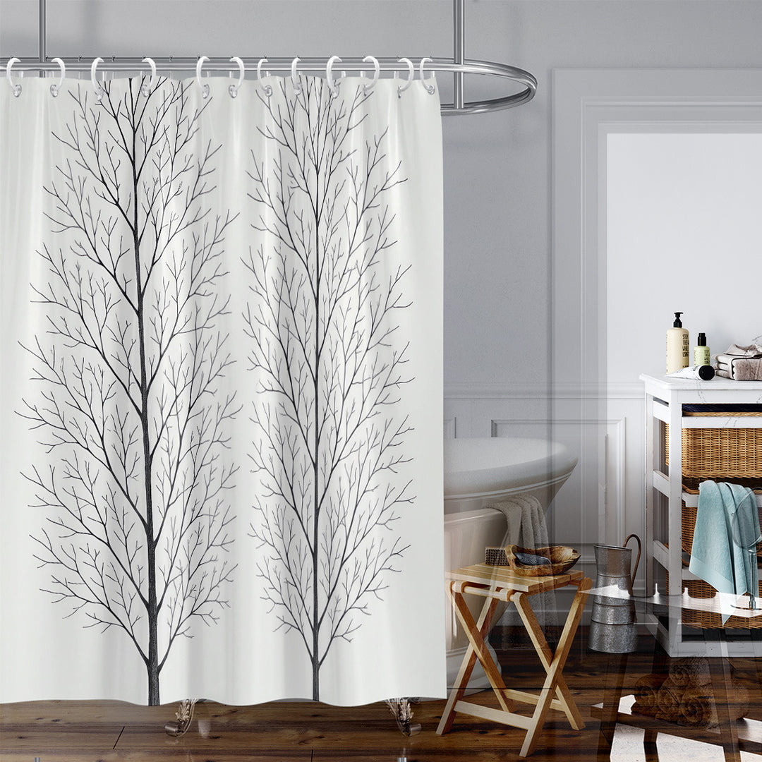Kunstnerisk Tre Design Dusjforheng Skanto