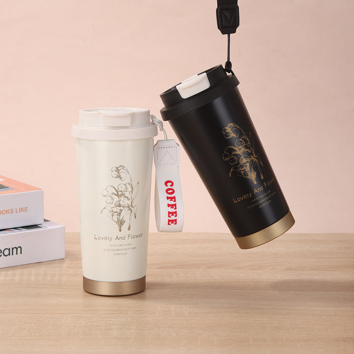 Dame elegant og isolert To-Go drikkekopp Skanto