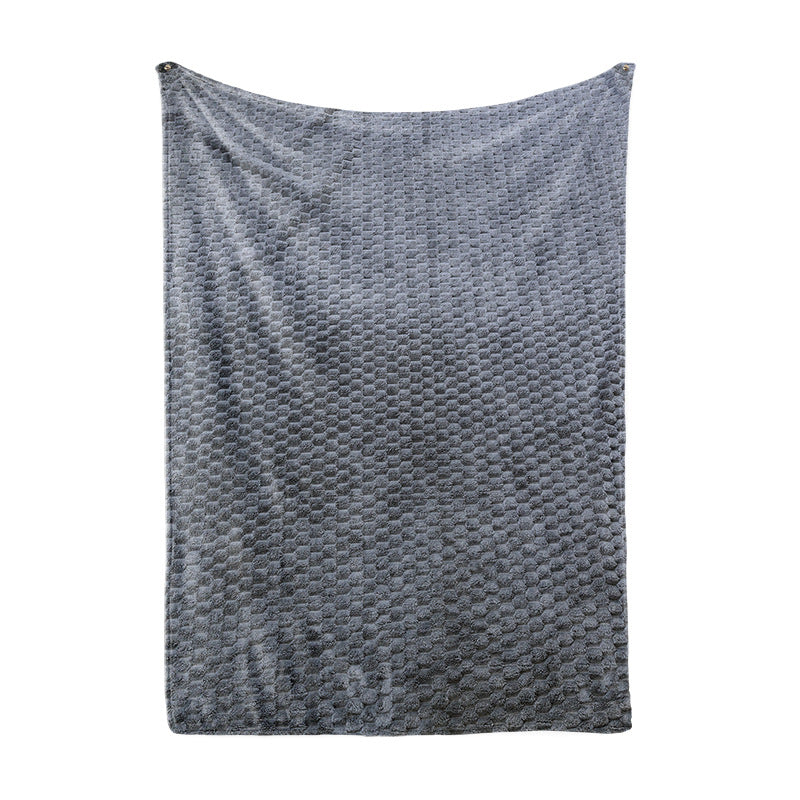 Damer Koselig Mikrofiber Hurtigskiftepledd i moderne rutemønster Skanto