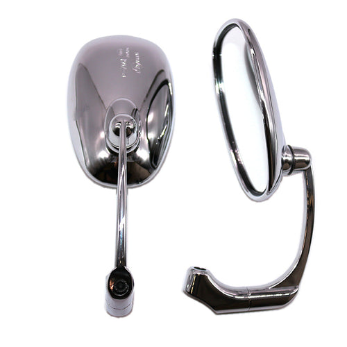 Chrome Plated Adjustable Motorcycle Mirrors Skanto