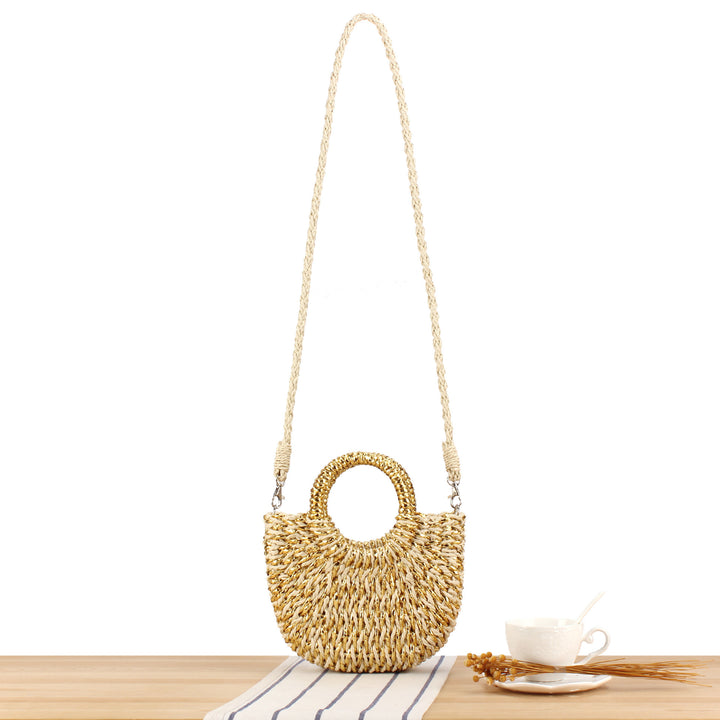 Handbag with refined braid Skanto