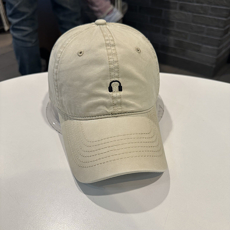 Unisex bomull twill caps med unik musikk emblem Skanto
