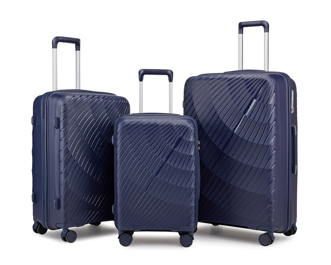 Unisex Premium Teksturert Hard Shell Kofferset Skanto