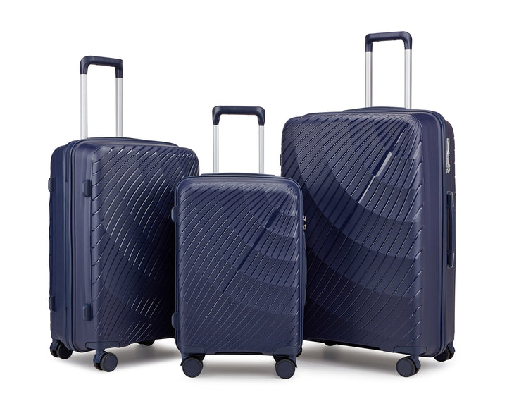 Unisex Premium Teksturert Hard Shell Kofferset Skanto