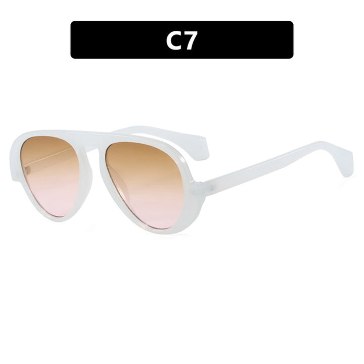 Dame solbrille med unikt retro-ramme og UV-beskyttelse Skanto