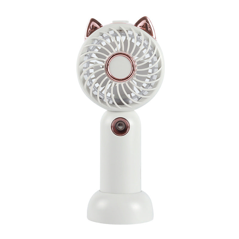 Dame Mini USB Håndvifte med Kattører Skanto