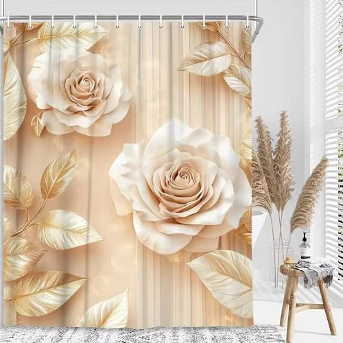 Blomsterpryntet Dusjforheng Skanto
