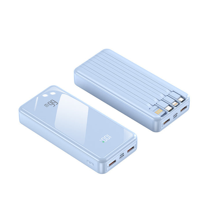 Ultra-slank Powerbank med flere ladealternativer Skanto