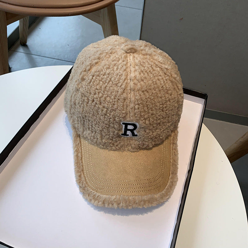 Kvinne Fuzzy Plush Baseball Cap Skanto