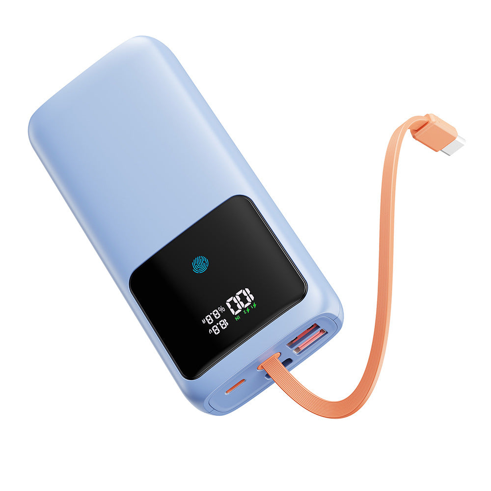Powerbank med integrert LED-skjerm og intelligent hurtigladeport Skanto