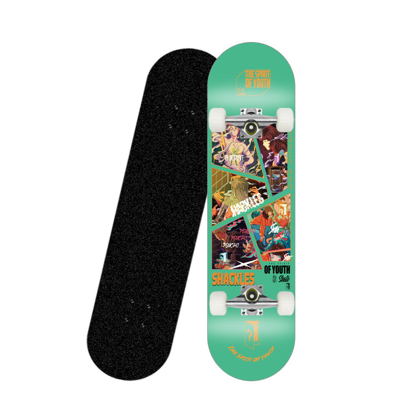 Dekorativ Skateboard Deck Skanto