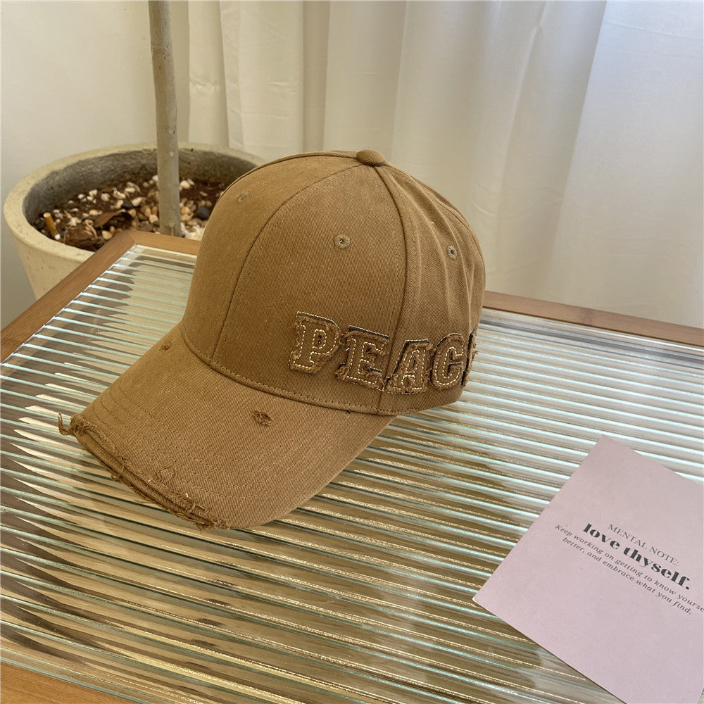 Kvinne Slitt Grafisk Fred Baseball caps Skanto