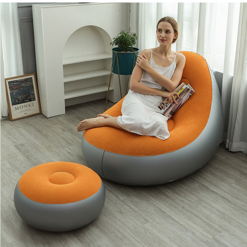 Kvinnenes oppblåsbare komfortsofa med ergonomisk ryggstøtte Skanto
