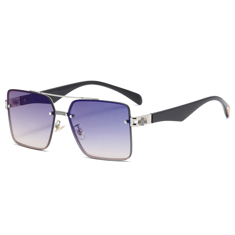 Dame motefull solbrille med elegant metallramme Skanto
