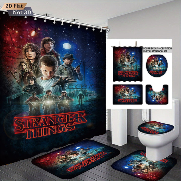 Stranger Things Eventyrtema Digital Badeanlegg Sett Skanto