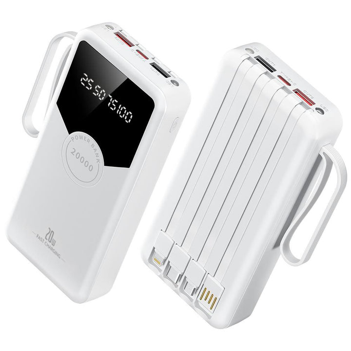 Powerbank med hurtiglading og LED-skjerm Skanto