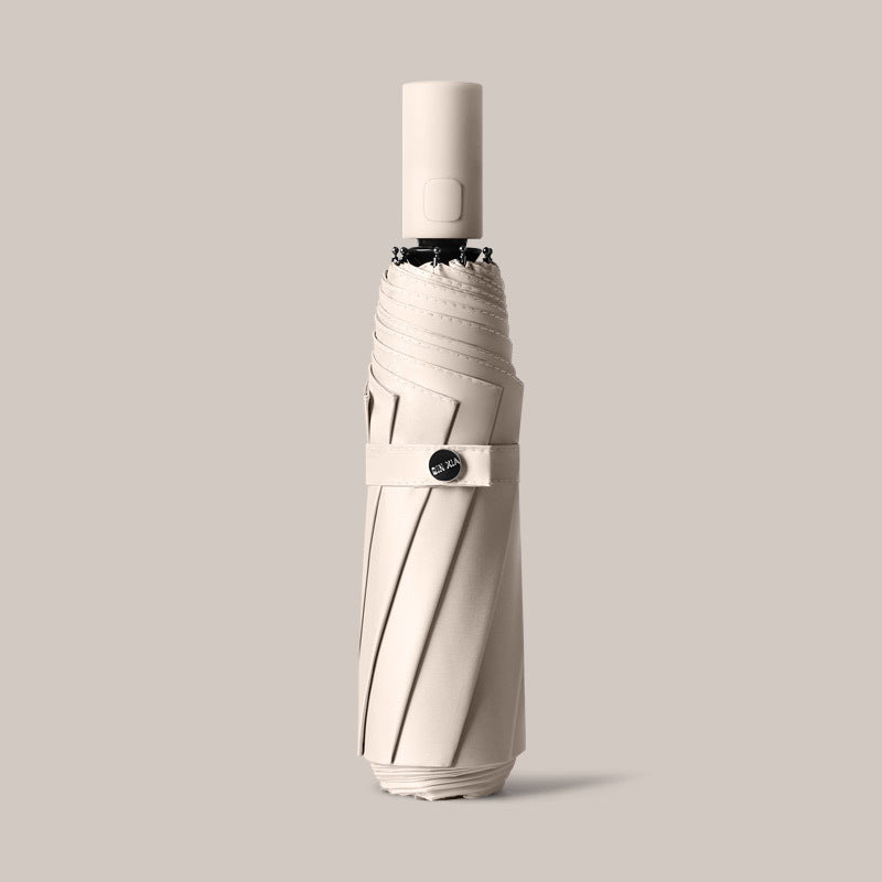 Dame Automatisk sammenleggbare paraply med ergonomisk design og vindresistent teknologi Skanto