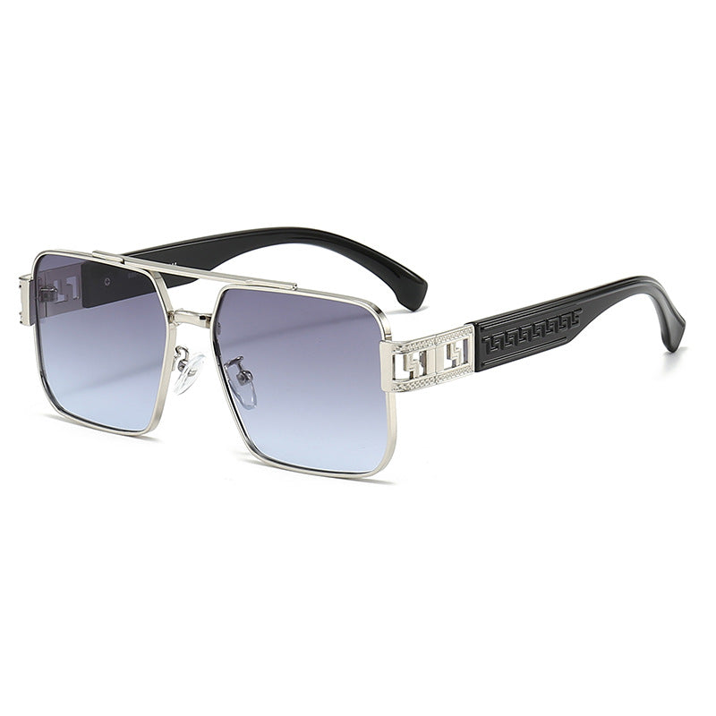 Dame kvadratisk solbrille med ergonomisk ramme og UV-beskyttelse Skanto