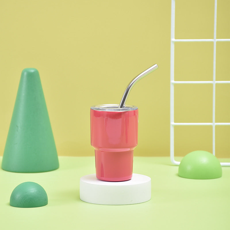 Unisex Isolert Drikkebecher med Rustfritt Stål Straw Skanto