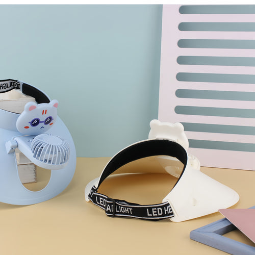 Dame Bærbar Mini-vifte i søt panda-design Skanto
