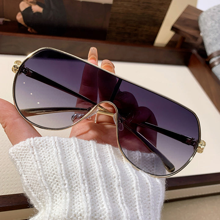 Women's oversized pilot sunglasses Skanto