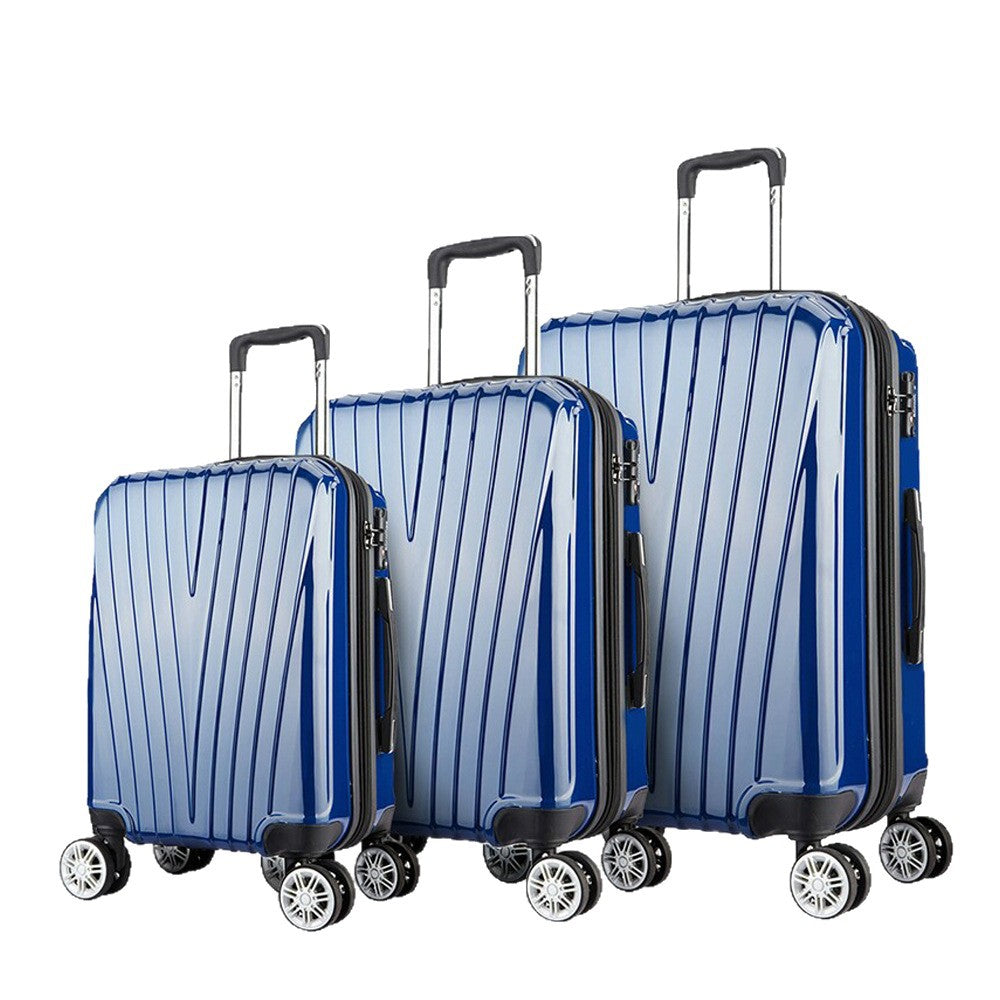 Unisex Stødig Multi-Størrelse Hard Shell Bagasjesett Skanto
