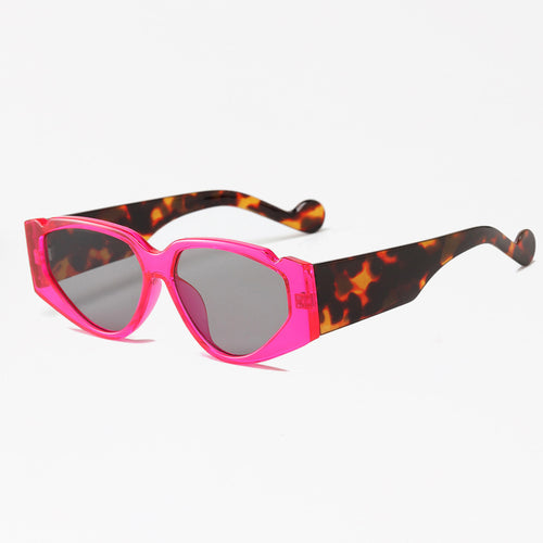 Dame Fashion-solbrille med innovativ ramme og beskyttende UV-beskyttelse Skanto