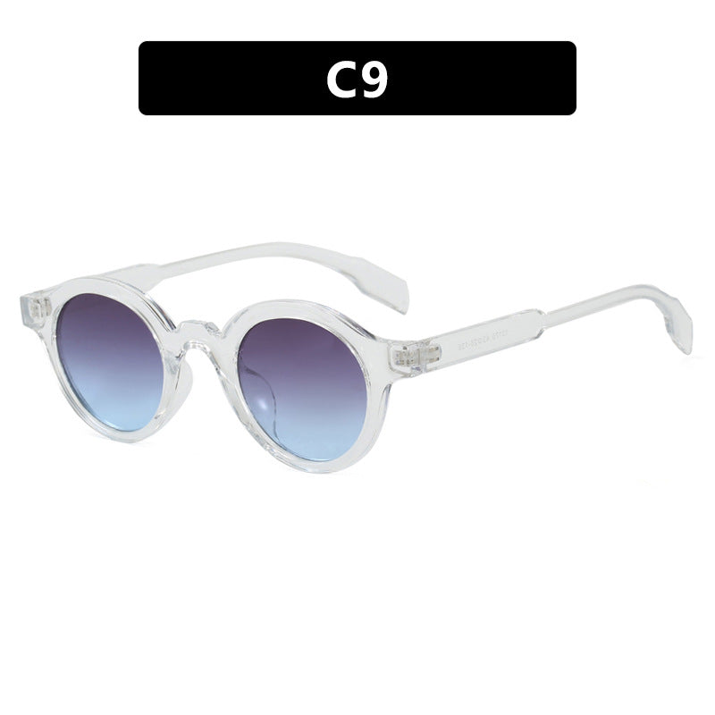 Women's trendy round sunglasses with high-quality, flexible frame Skanto