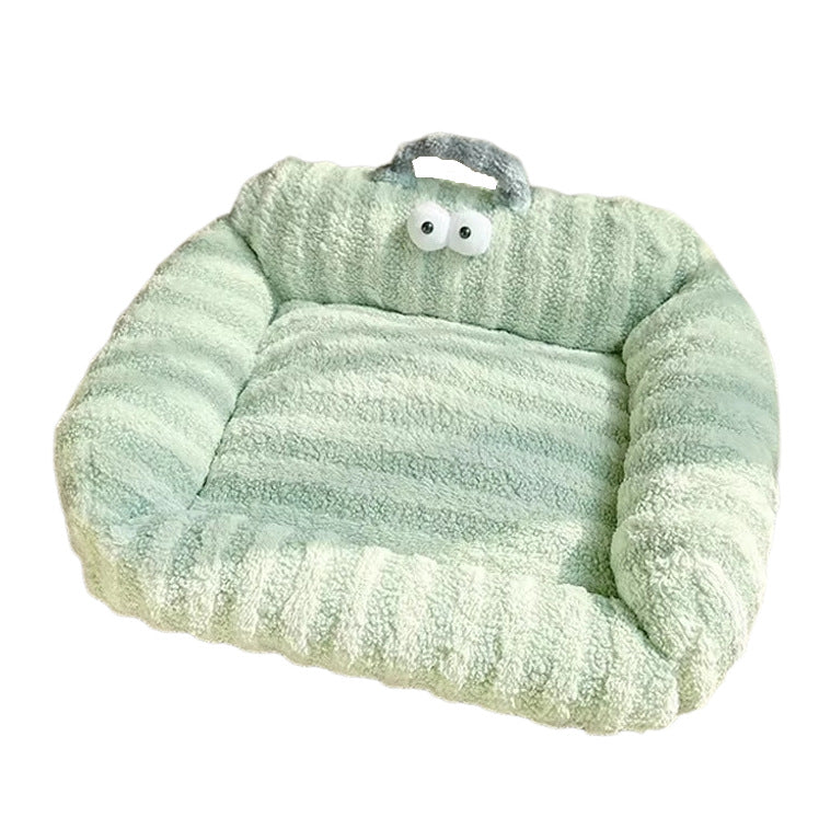 Plush tegneserieinspirert hundeseng