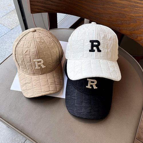 Kvinne Contemporary Teksturert Design Baseball Cap Skanto