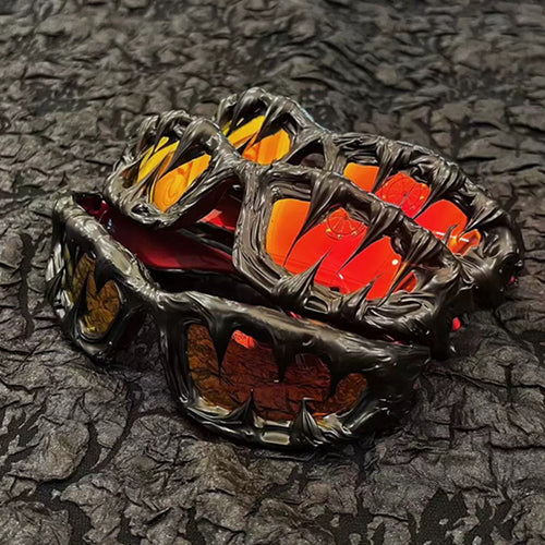 Dame Sport solbriller med kreativt monster-design Skanto