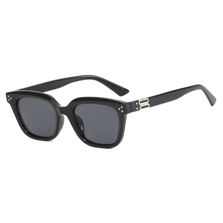 Dame oversized solbrille i moderne geometrisk design Skanto