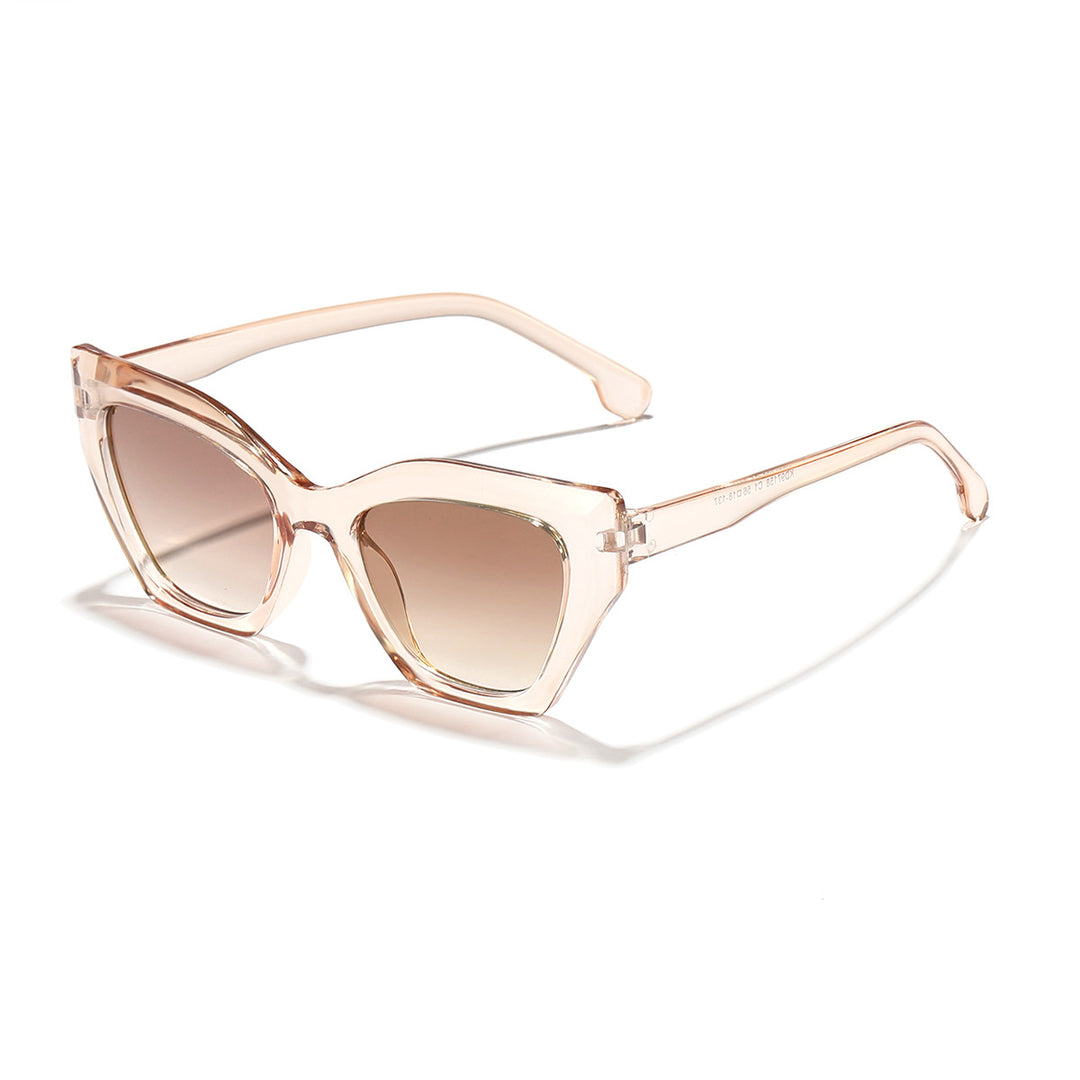 Dame moteriktige solbriller med elegant Cat-Eye-design og slitesterk ramme Skanto