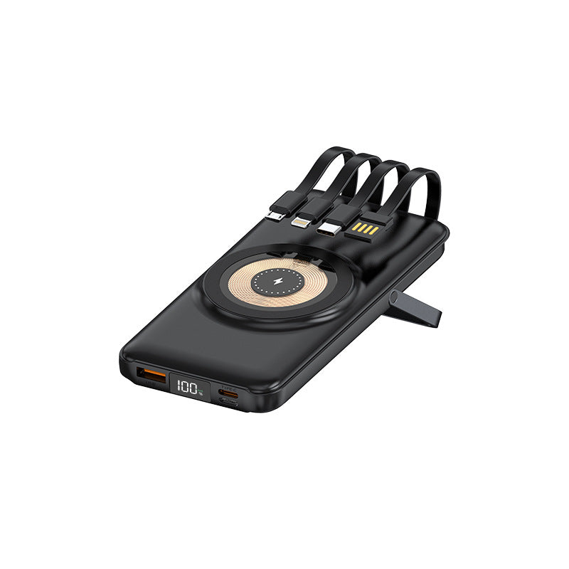 Multifunksjonell Powerbank med Trådløs Lading Skanto