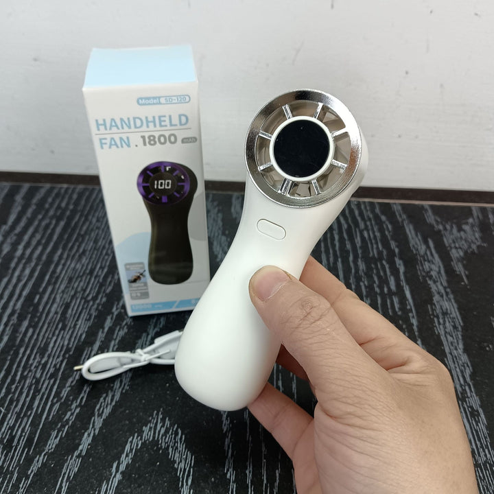 Unisex Håndheld bærbar blæser med digital hastighedsdisplay Skanto