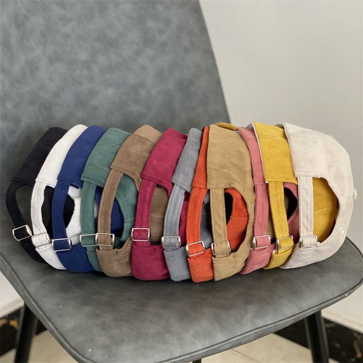 Herre Suede Tekstur Klassisk Caps Skanto