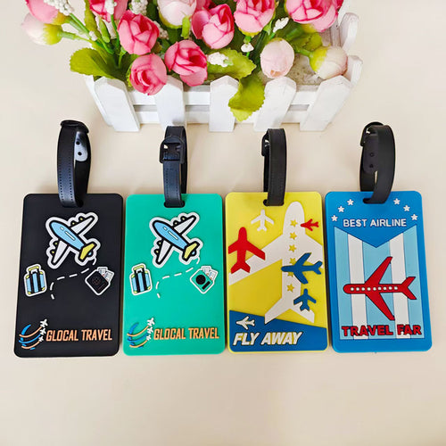 Unisex Bagasjelapp med innovativt flyreise-design Skanto