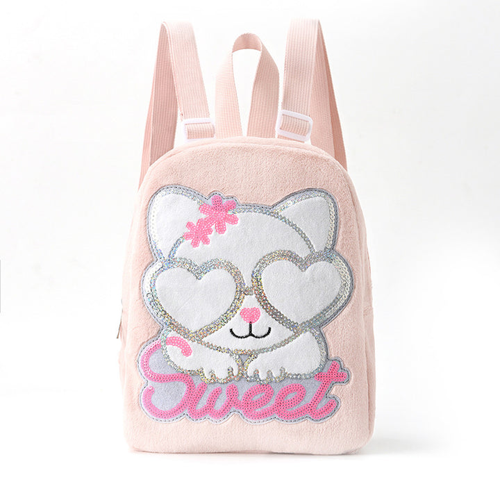 Plush ryggsekk med dyremotiv Skanto