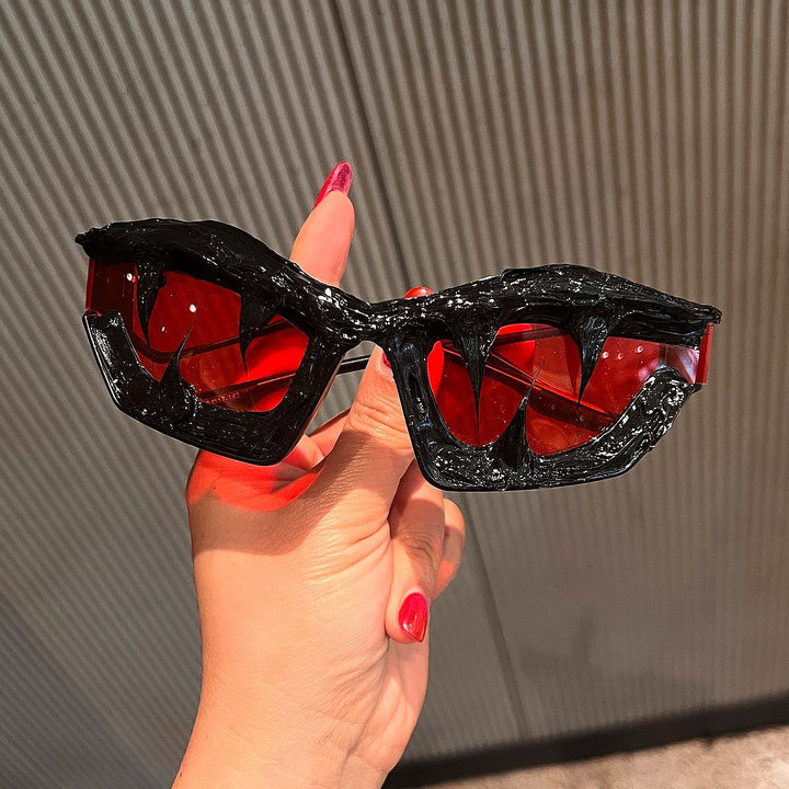 Damer Futuristisk Sports solbrille med ekstraordinær enhjørning design Skanto