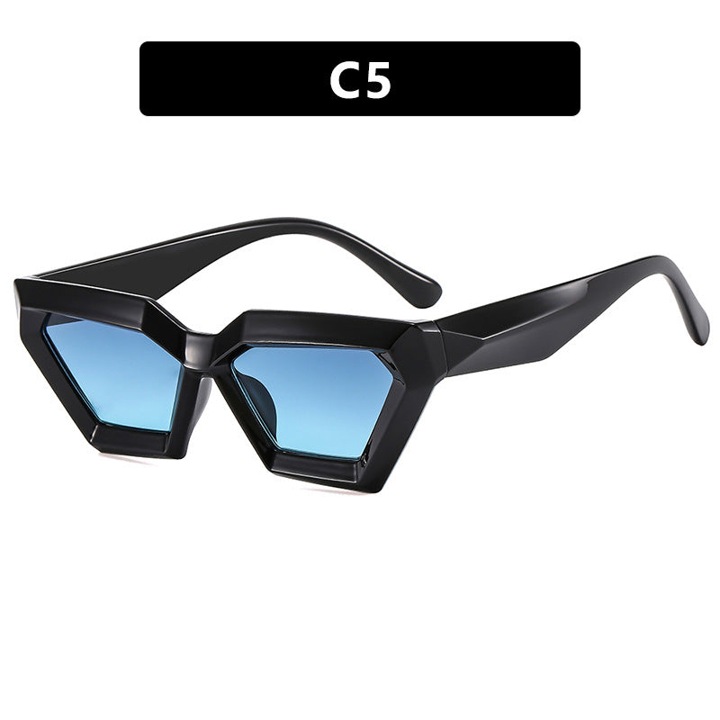 Women's eye-catching sunglasses in unique hexagon design Skanto